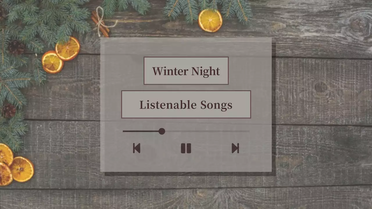 Brown Rustic Playlist Document YouTube Thumbnail