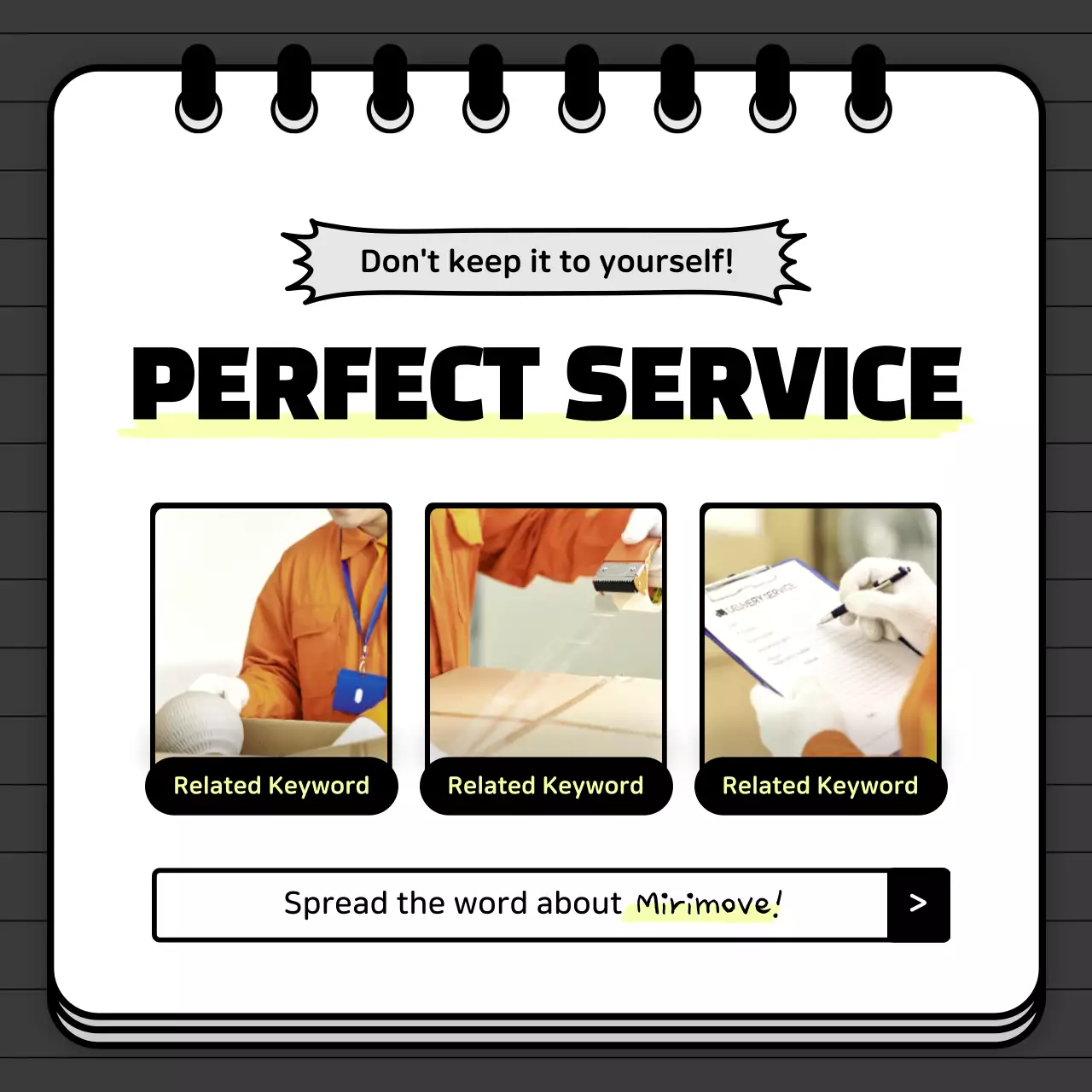 White Modern Service Promotion Instagram Carousel