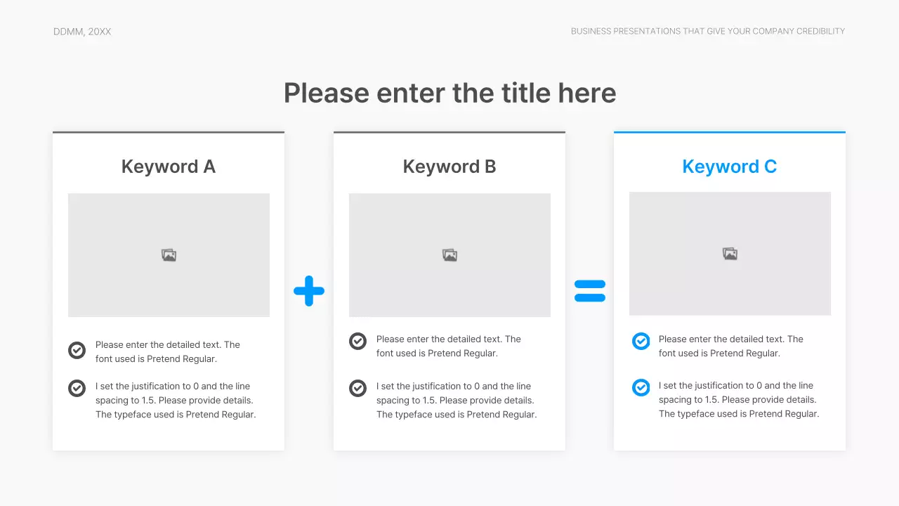 Corporate report with a modern gradient style in blue and white