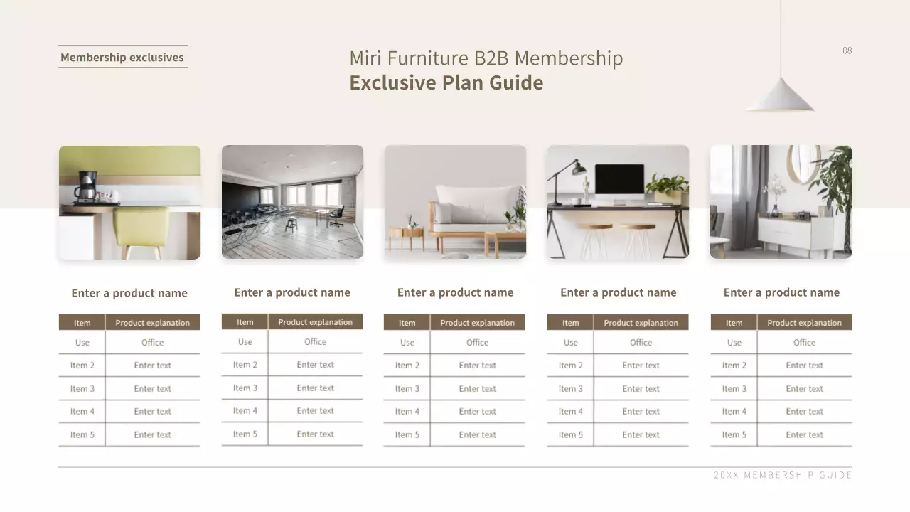 Braunton's Enterprise Furniture Affiliate Service Proposal Presentation