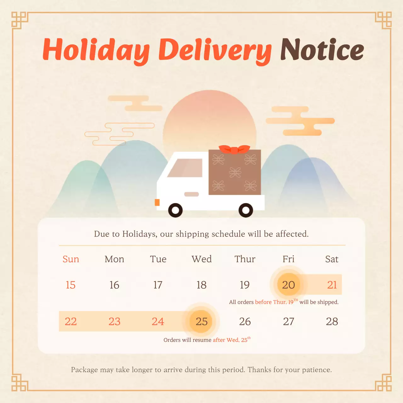 soft holiday delivery