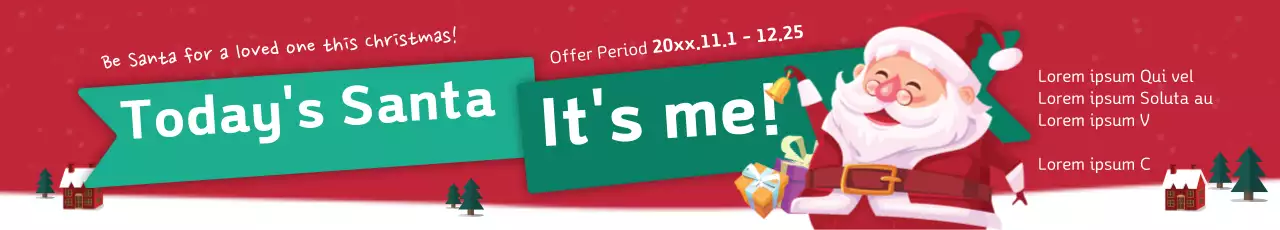 Evento de oferta do Pai Natal