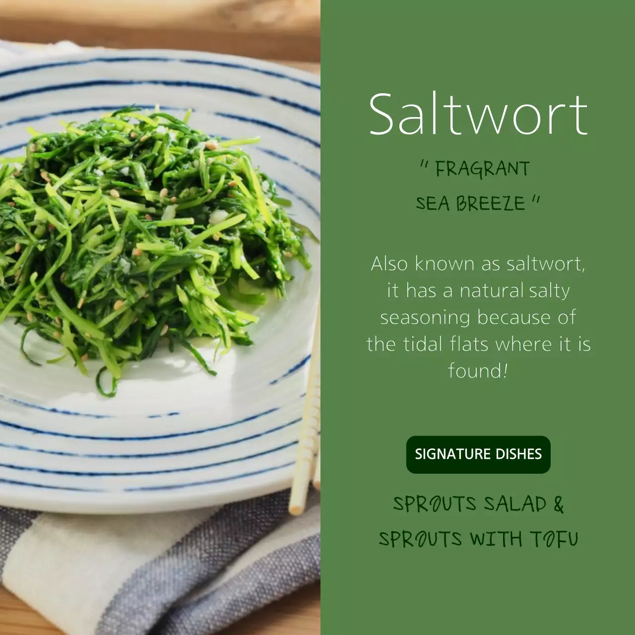 Green Modern Food Promotion Instagram Carousel