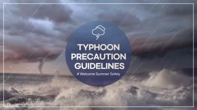 Grey Minimal Typhoon Guideline YouTube Thumbnail
