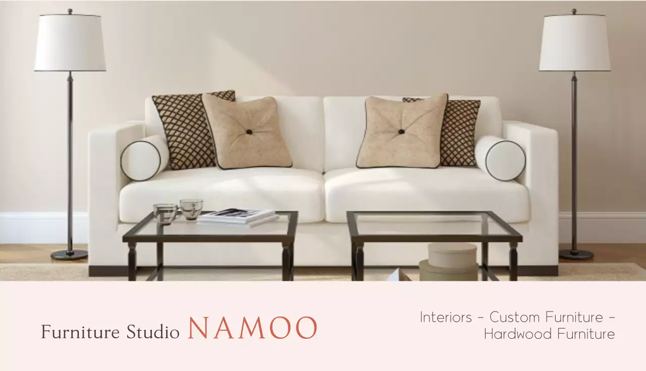 Furniture workshop company business card