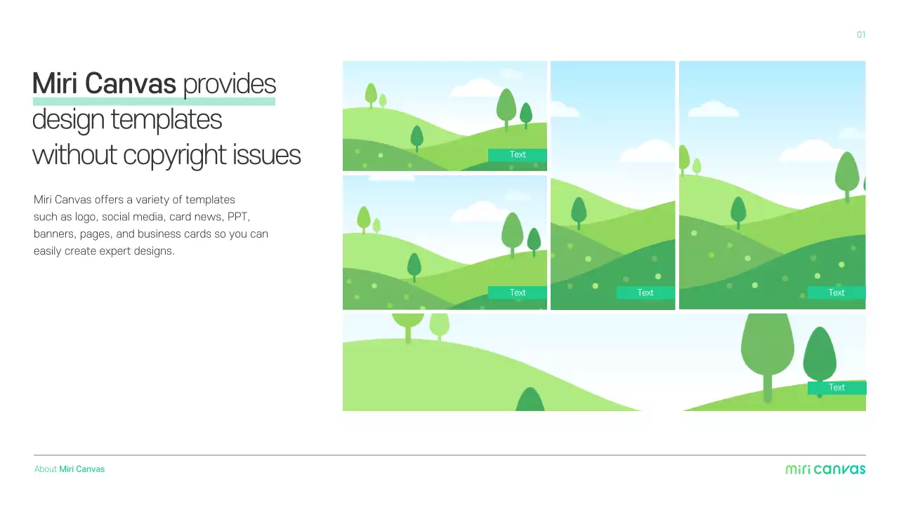 Mint Modern Design Promotion Presentation