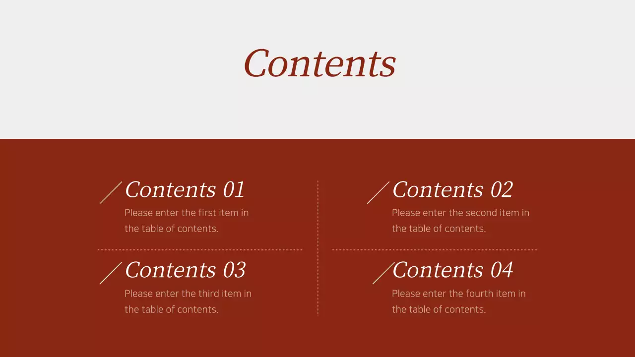 Photo layout in burgundy