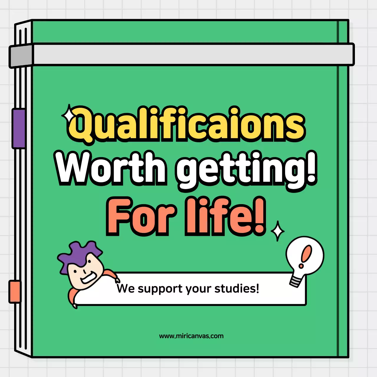 Green Simple Education Guide Instagram Carousel