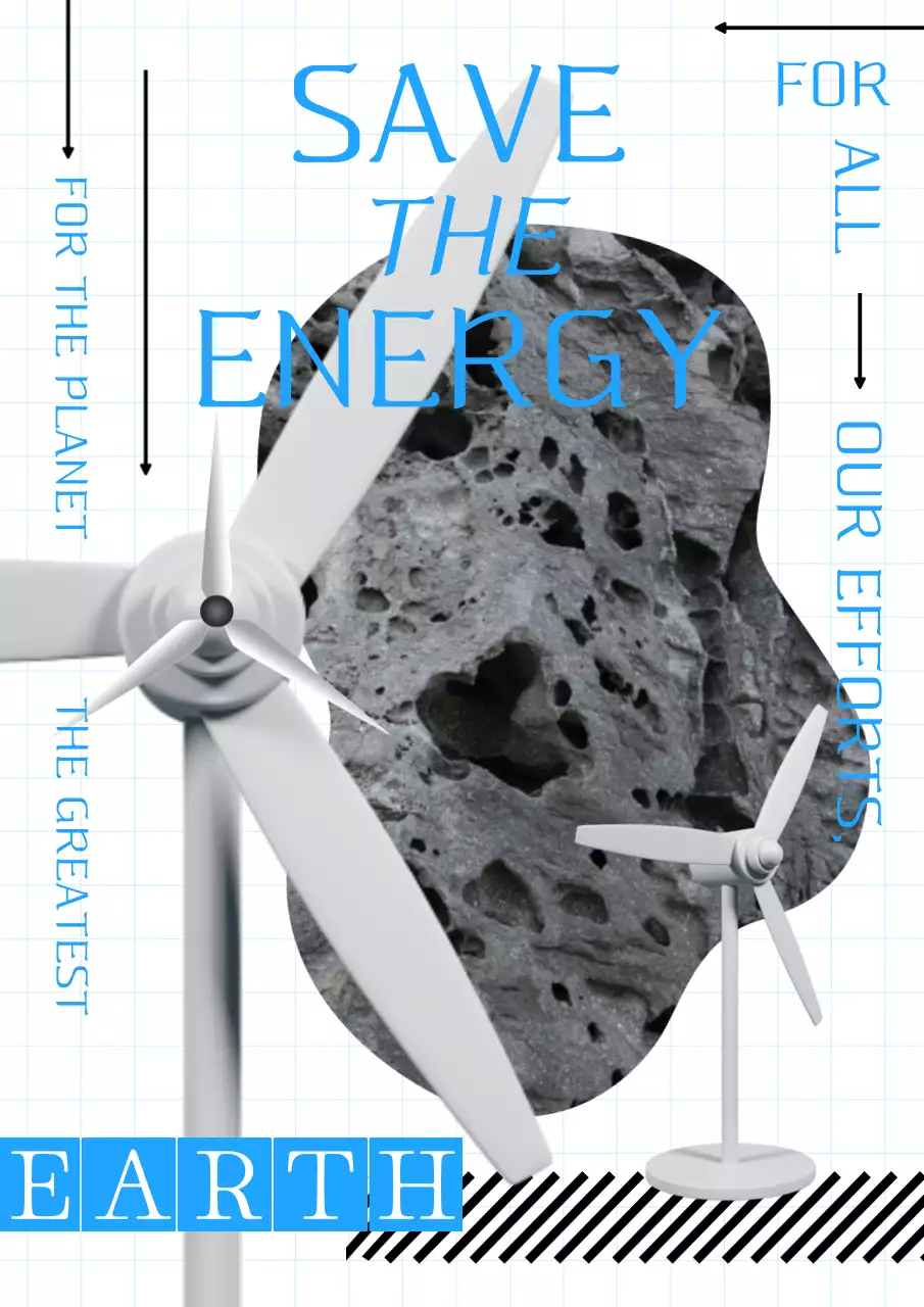 블루모던에너지 홍보 포스터