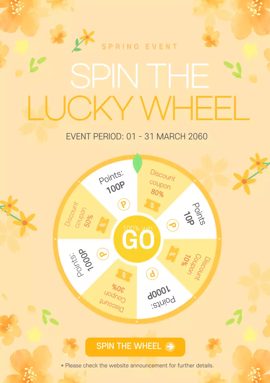 Yellow Trendy Event Promotion Poster