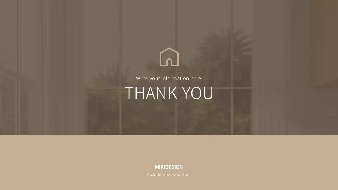 Beige Modern Interior Design Template Presentation