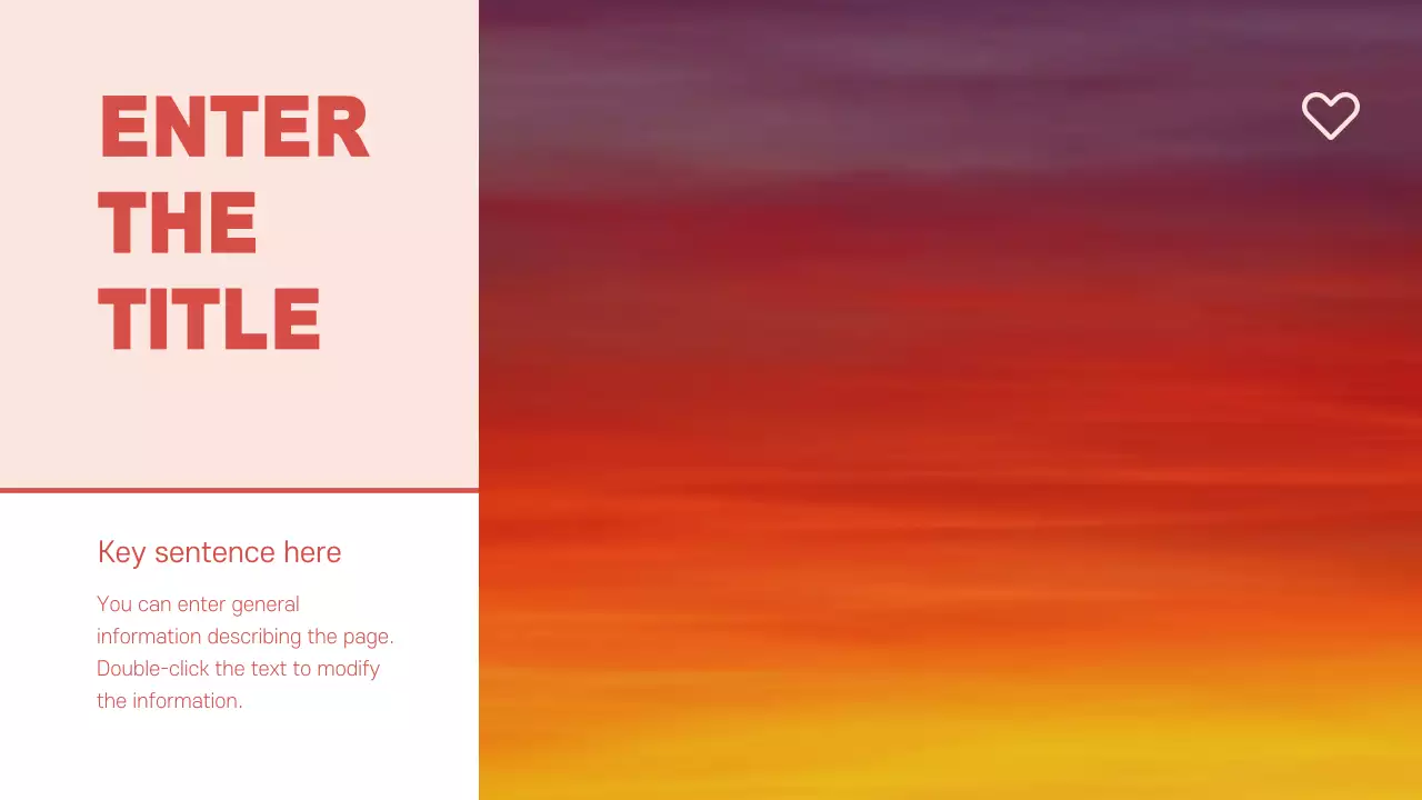 Red Simple Template Presentation