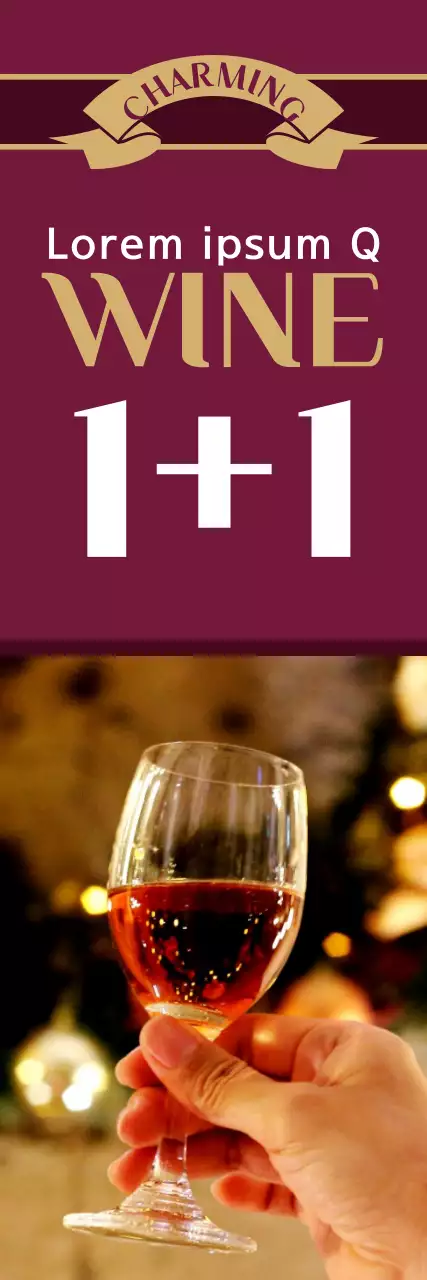 Banner de promoção Wine Classic