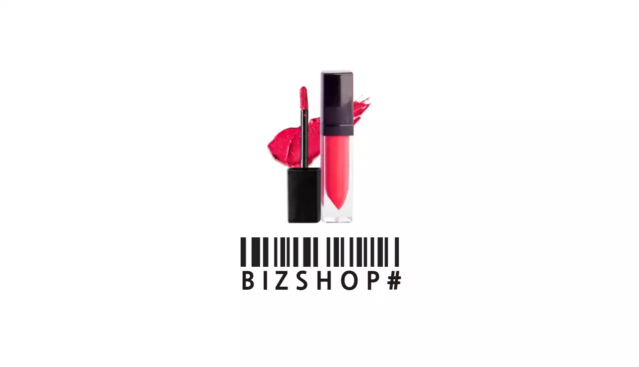 Red Minimal Makeup Business Card