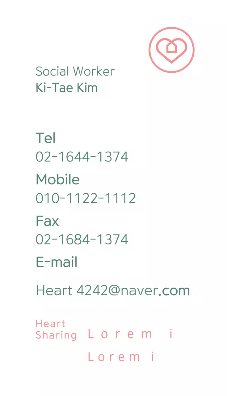 Cartão de visita de convite de comida minimalista rosa