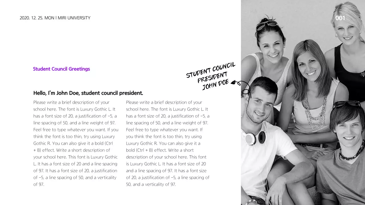 Purple Modern University Guide Presentation