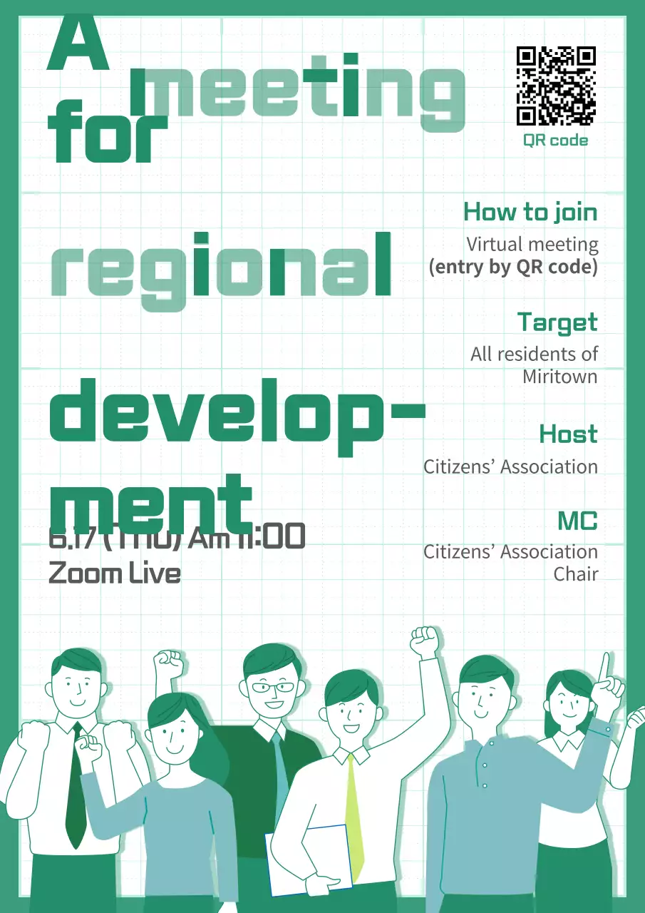 Online meetings with a green grid concept