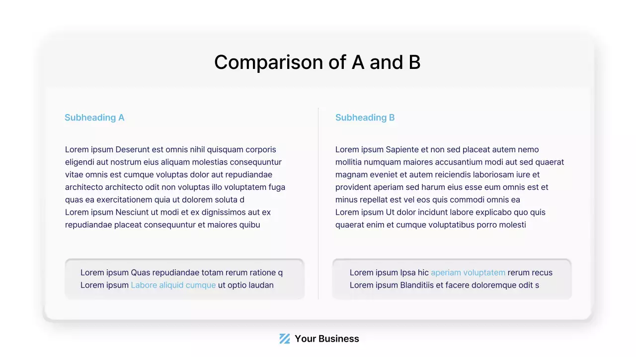 Blue Professional Business Plan Presentation