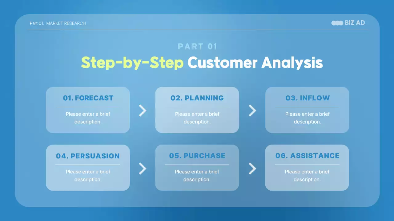 Medical presentations in blue
