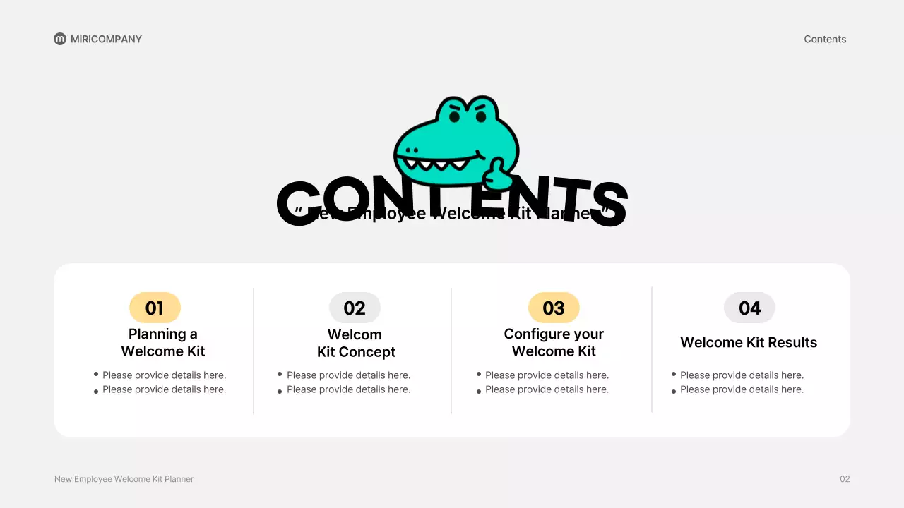 Teal Playful 직원 가이드 프레젠테이션