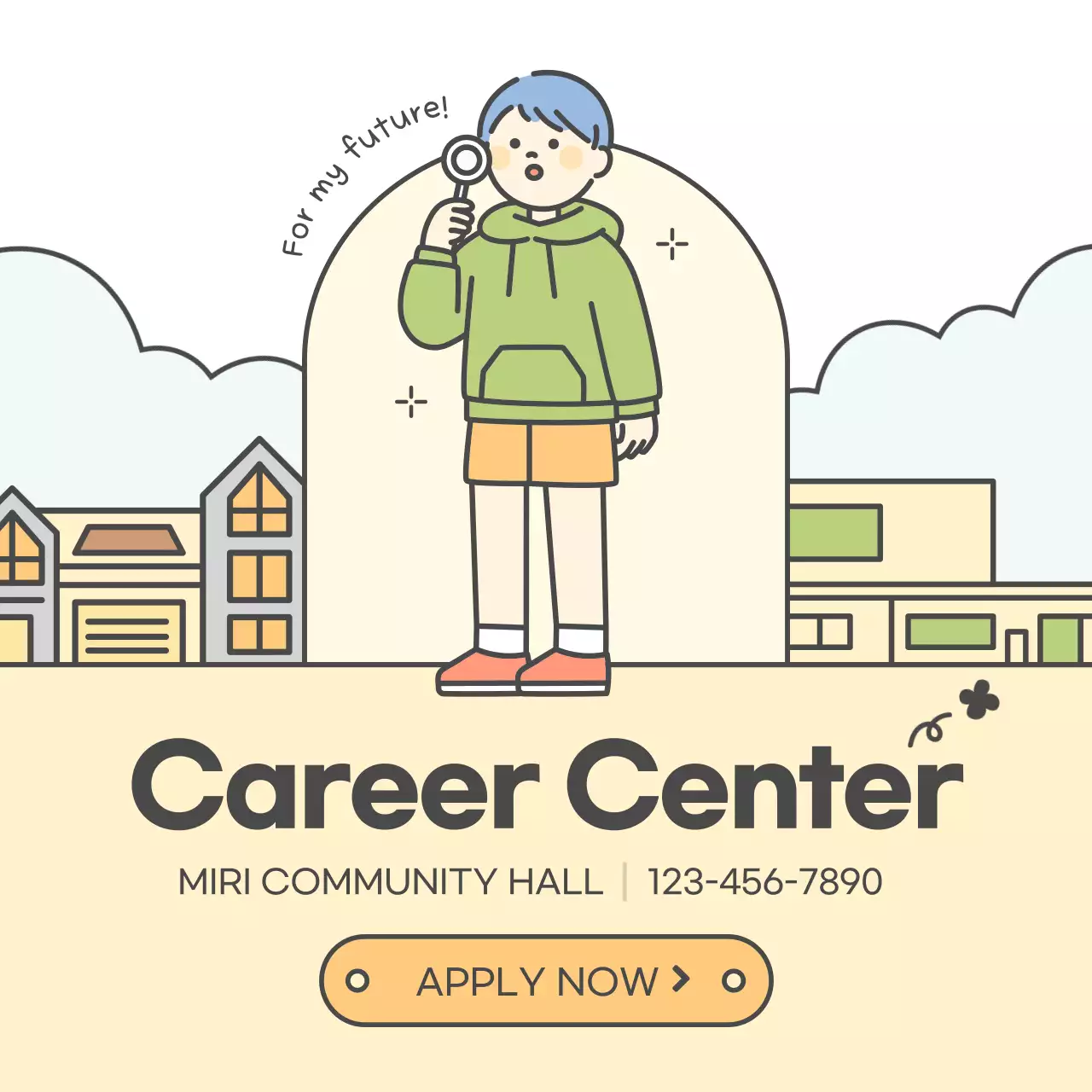 Beige Minimal Career Guide Instagram Carousel