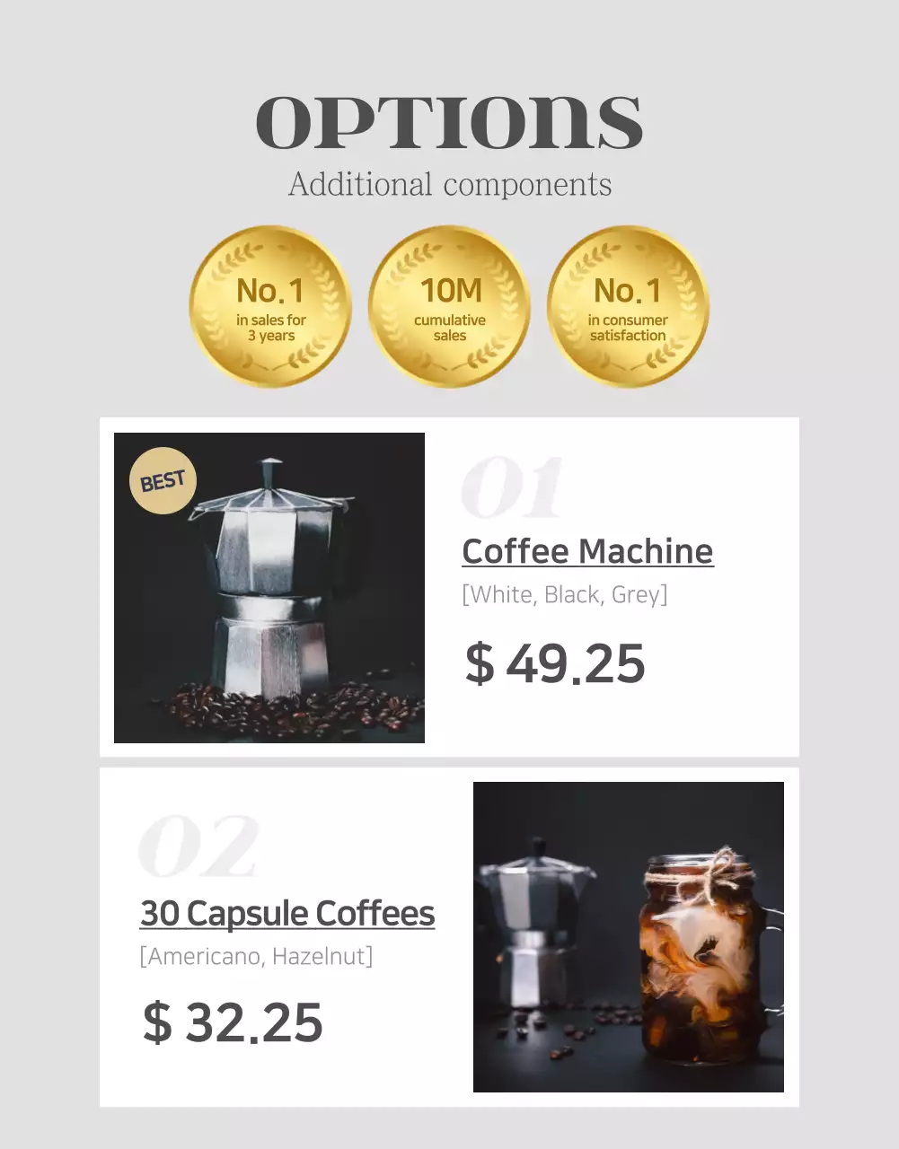 Black Modern Coffee Promotion Poster