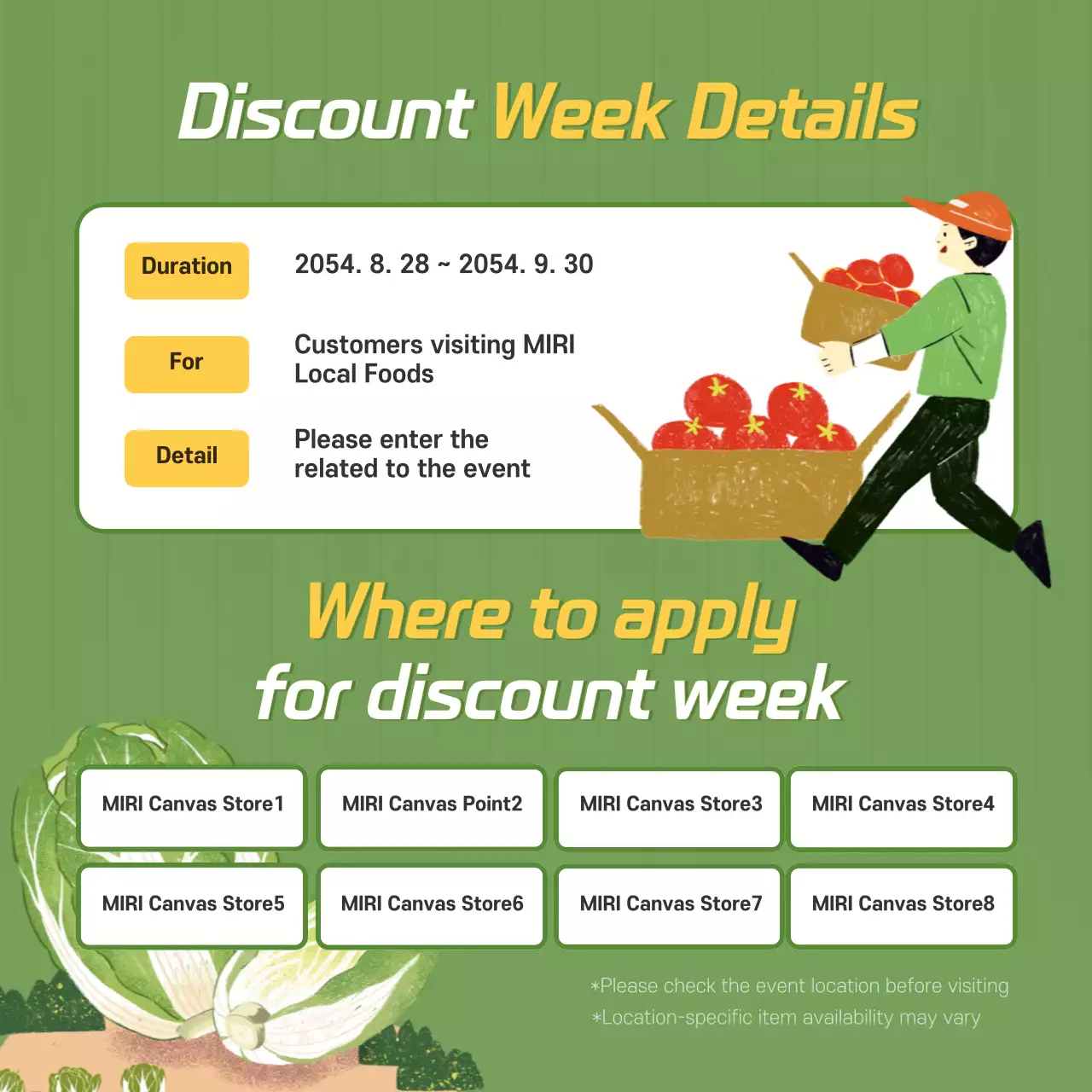 Green Modern Agriculture Promotion Instagram Carousel