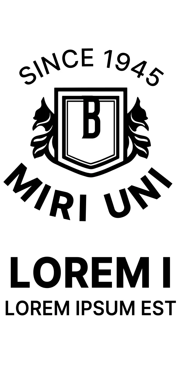 SimpleModern Symbols and Emblems Logo Combination Styles University Outreach and Promotions