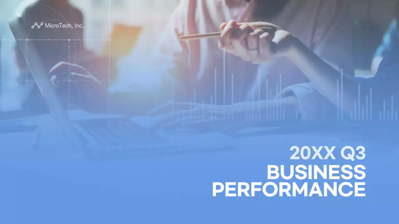 Blue Modern Business Report Presentation