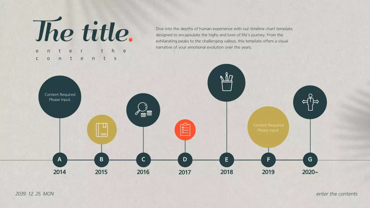 Grey Modern Timeline Planner Infographic
