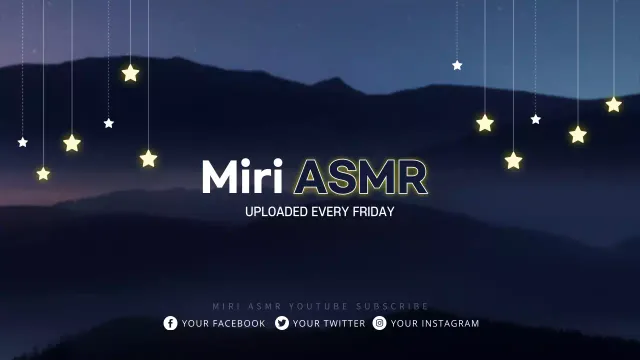 Blue Minimal Asmr Promotion YouTube Thumbnail