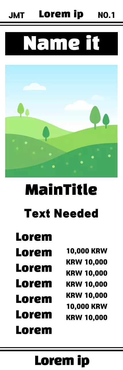 Banner de anúncio de evento minimalista verde