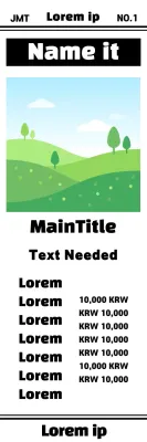 Banner de anúncio de evento minimalista verde