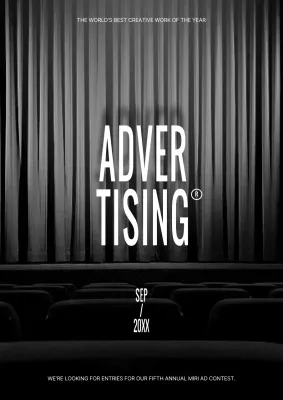 Call for submissions for black and white staged concept ads