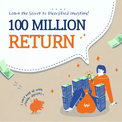 Orange Trendy Investing Promotion Social Media Post