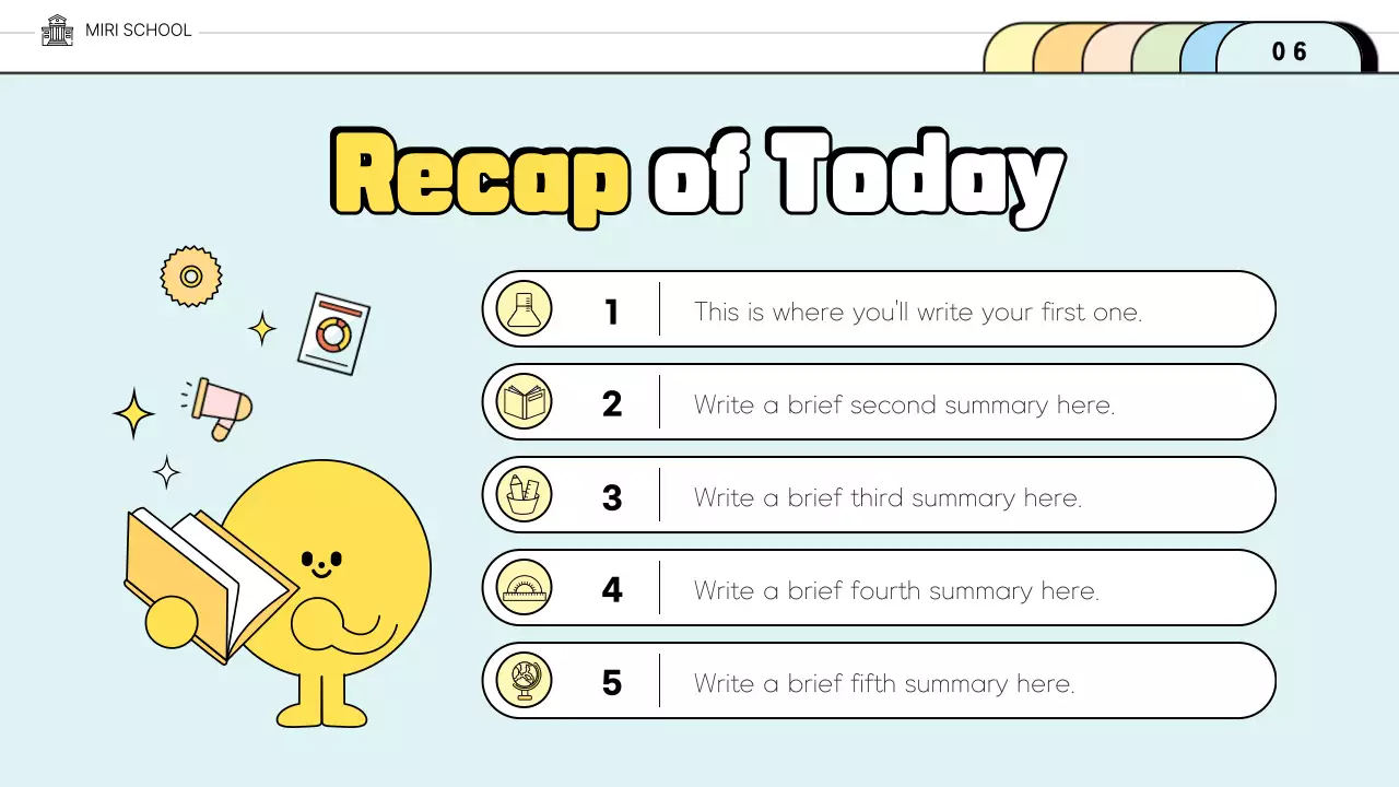 Yellow Playful Education Presentation