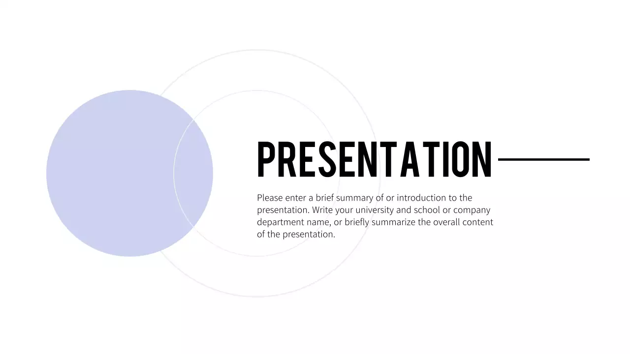 Blue Minimal Guide Presentation