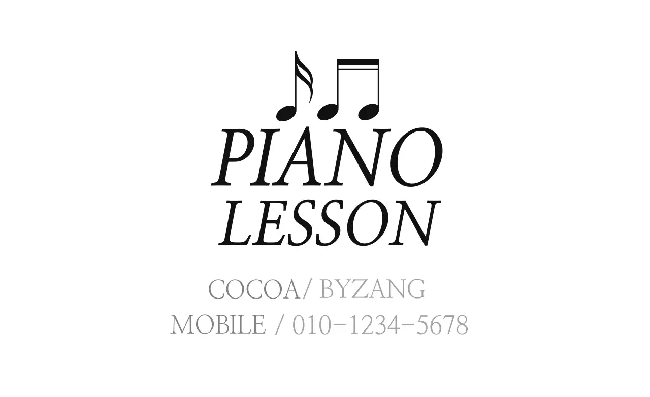 Banner de propaganda de piano clássico preto