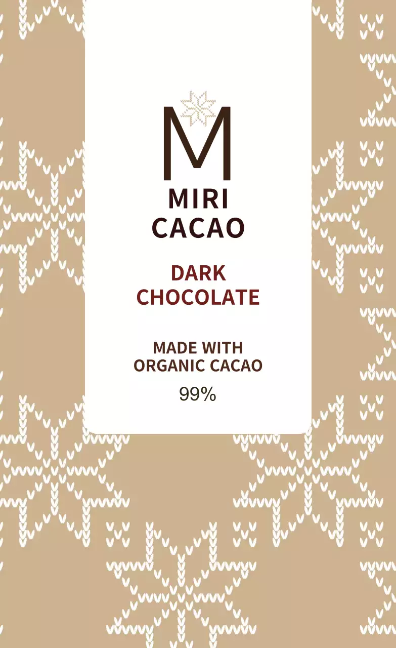 Nhãn khuếch tán hoa văn bông tuyết màu be