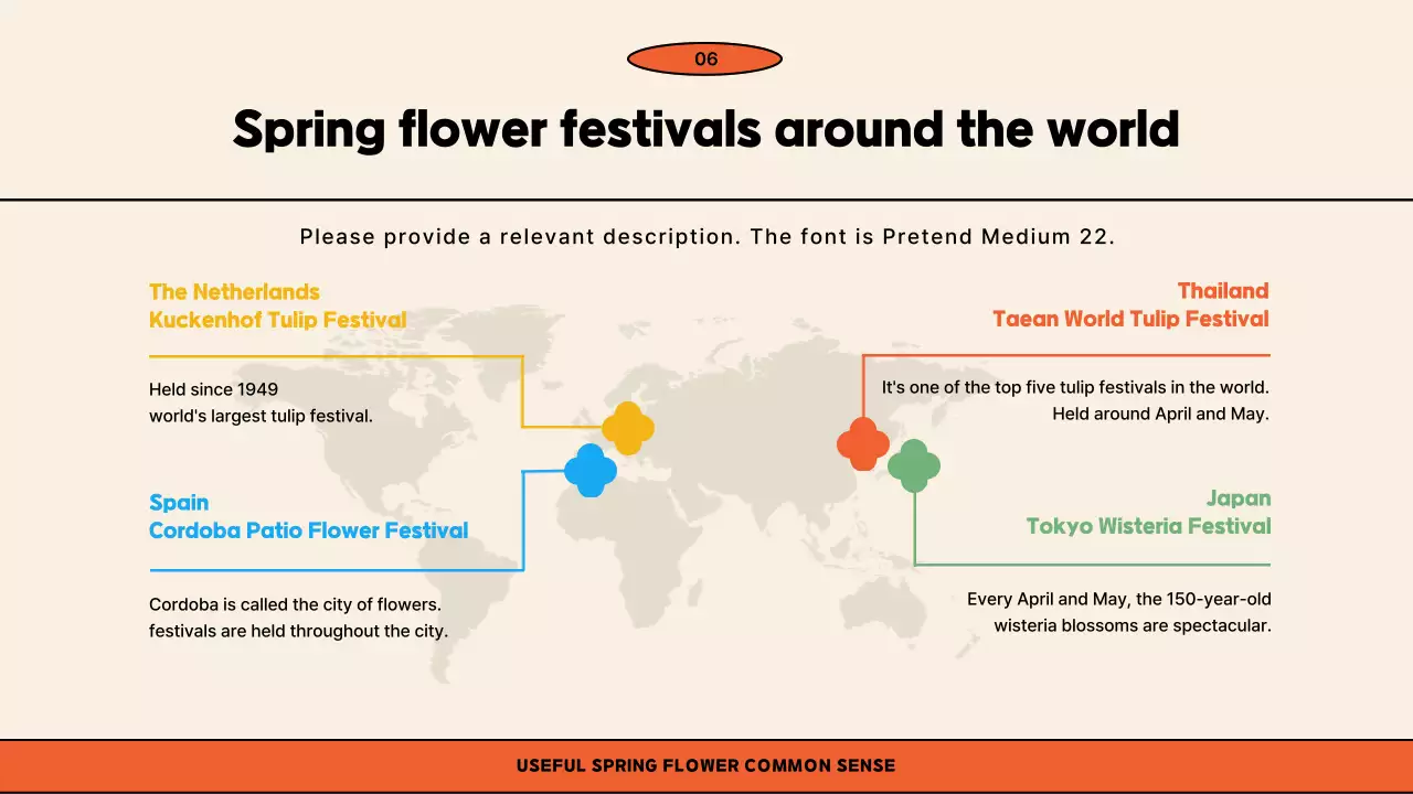 Orange Modern Spring Guide Presentation