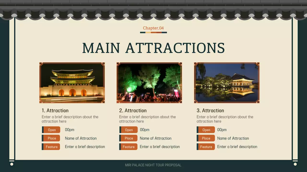 그린 전통 궁전 투어 가이드 프레젠테이션