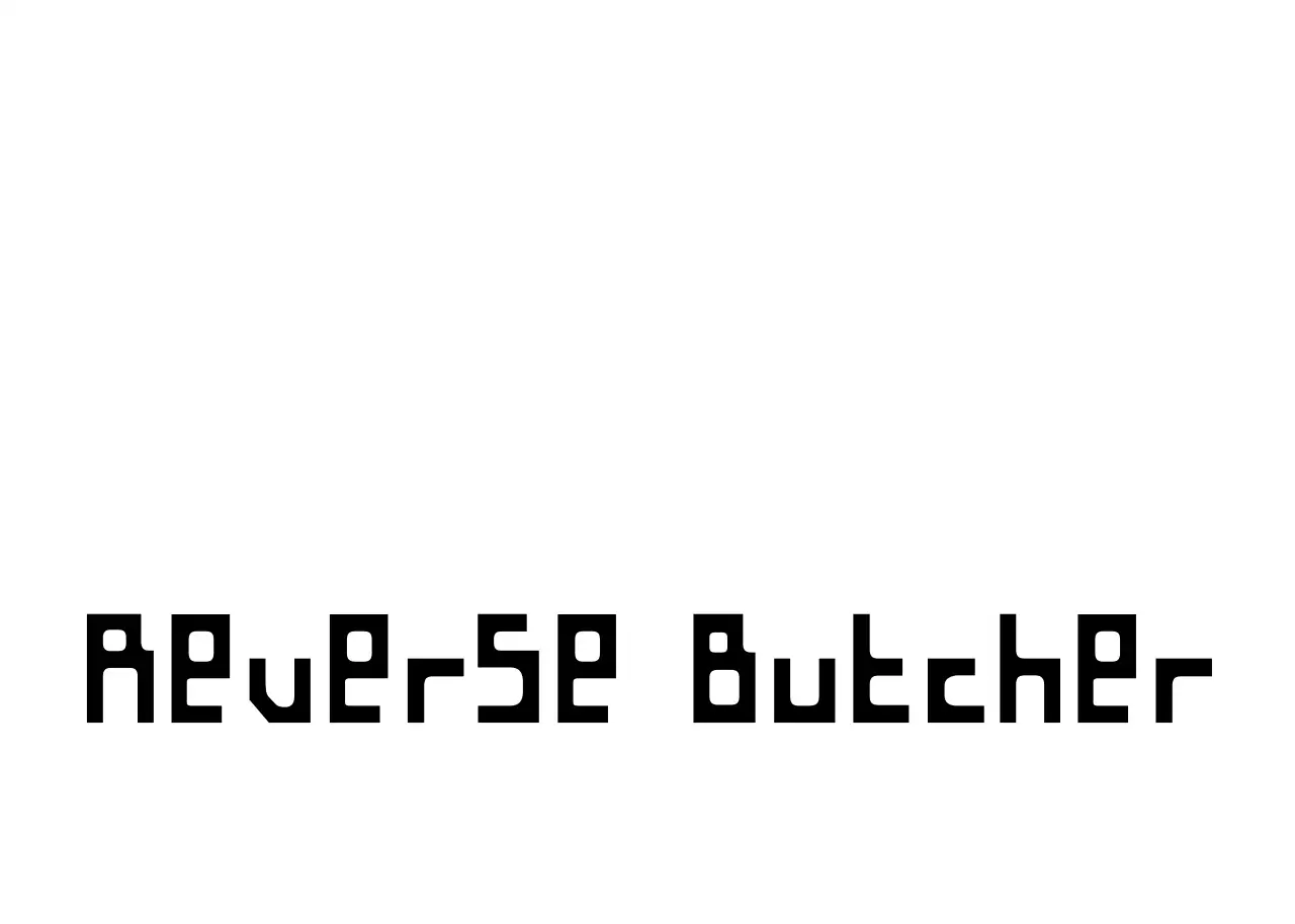 Logo toko daging berkonsep ilustrasi bersih dengan warna putih dan hitam