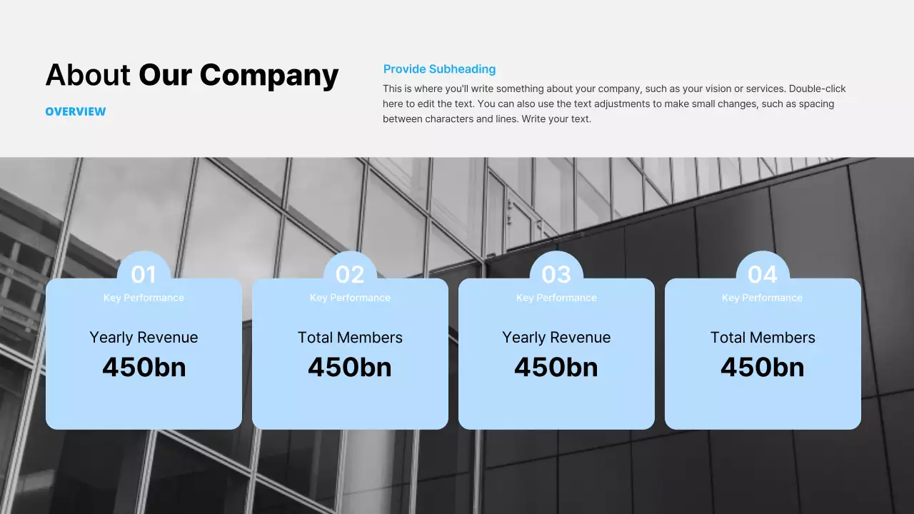 Blue Professional Business Report Presentation