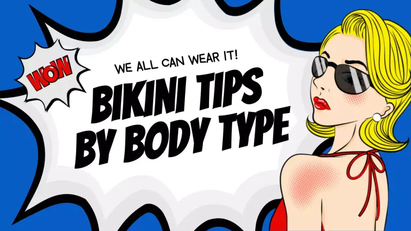 Blue Comic Bikini Guide YouTube Thumbnail