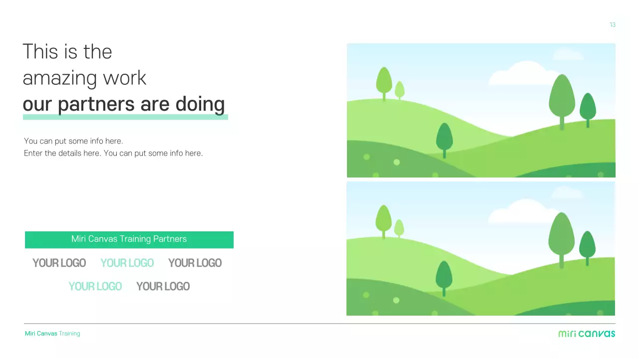 Mint Modern Design Promotion Presentation