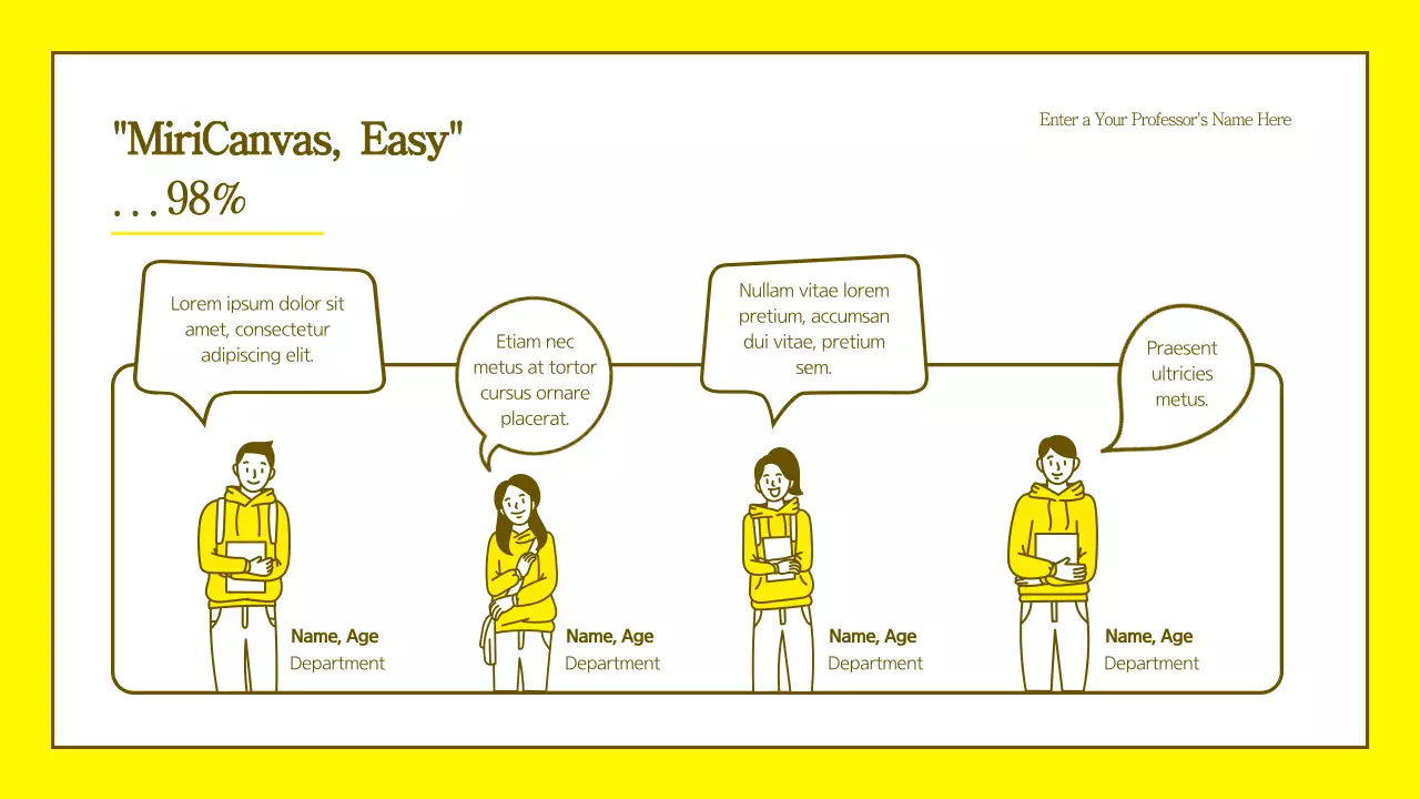 Clean character illustration tutorial in yellow and brown