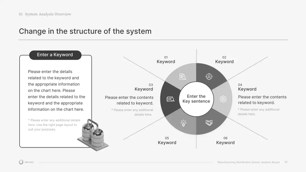 Grey Professional Manufacturing Report Presentation