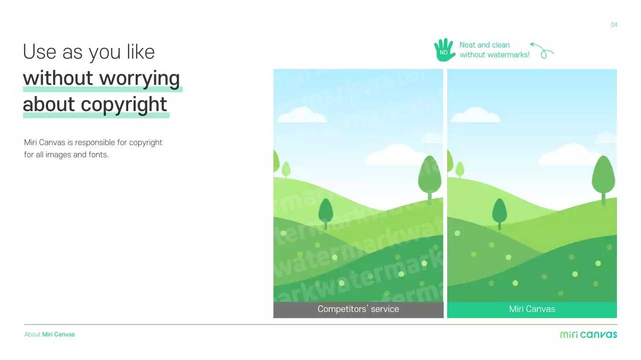 Mint Modern Design Promotion Presentation