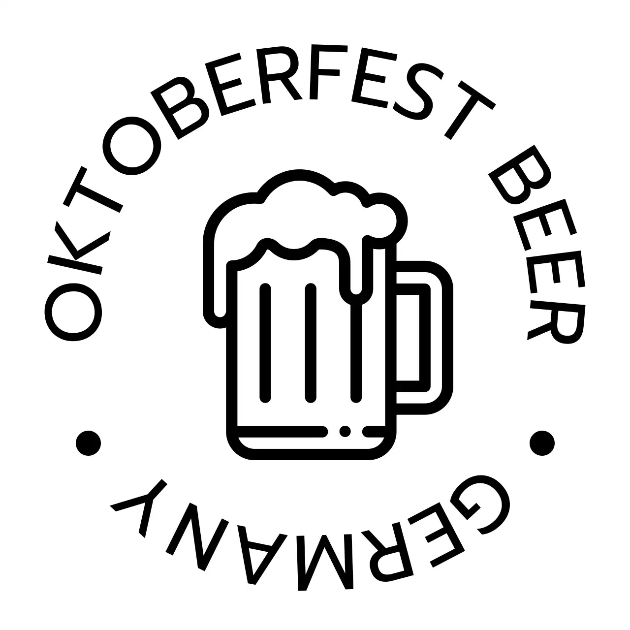 Various national festivals with simple black illustrations