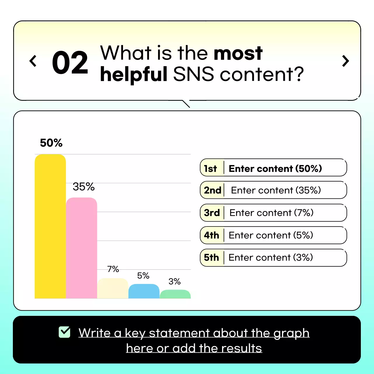 Colourful Modern Survey Report Instagram Carousel